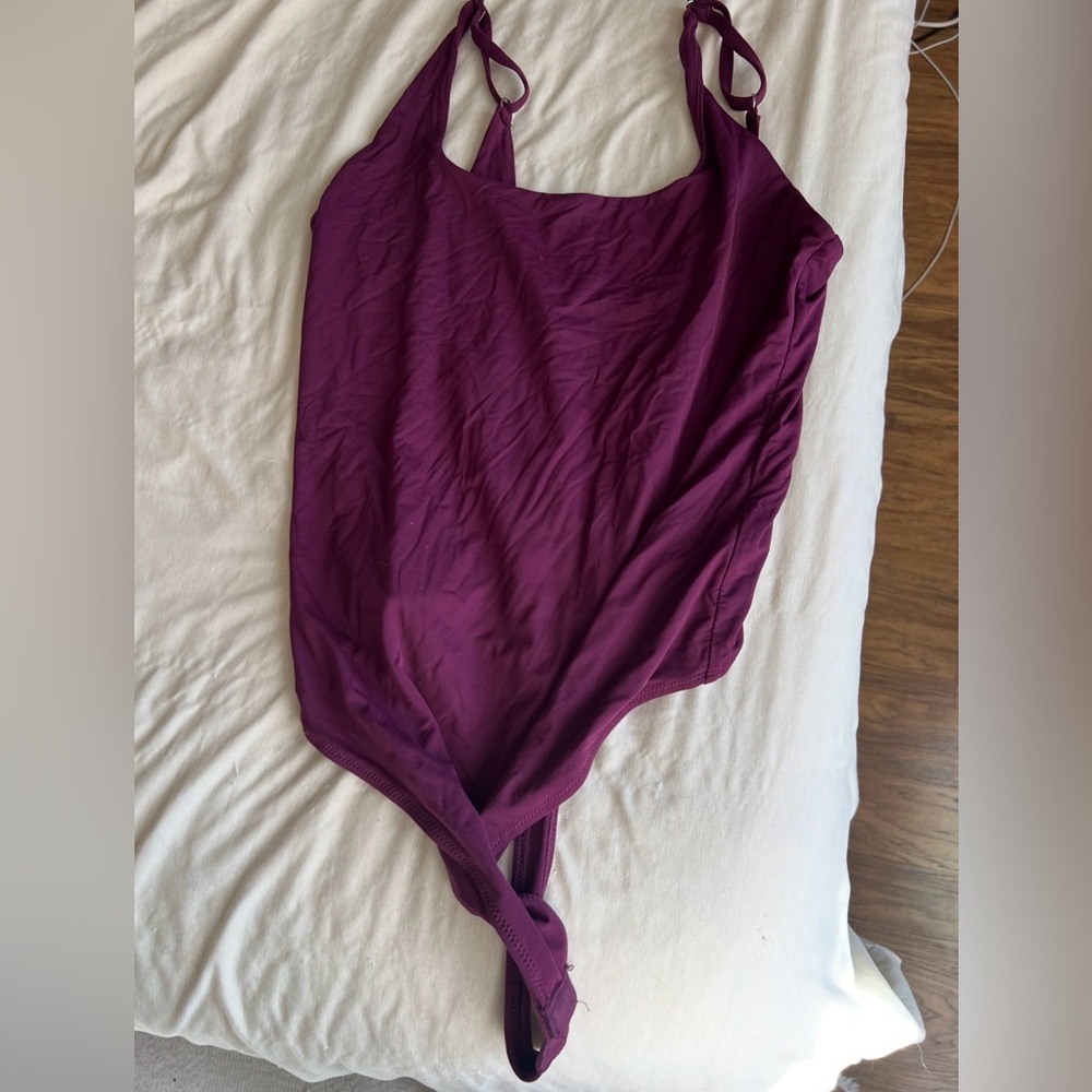 Chic Plum Bodysuit for Women